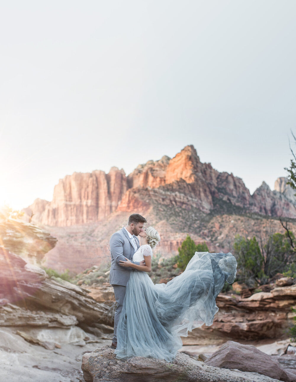 Mae Hand Painted Wedding Dress