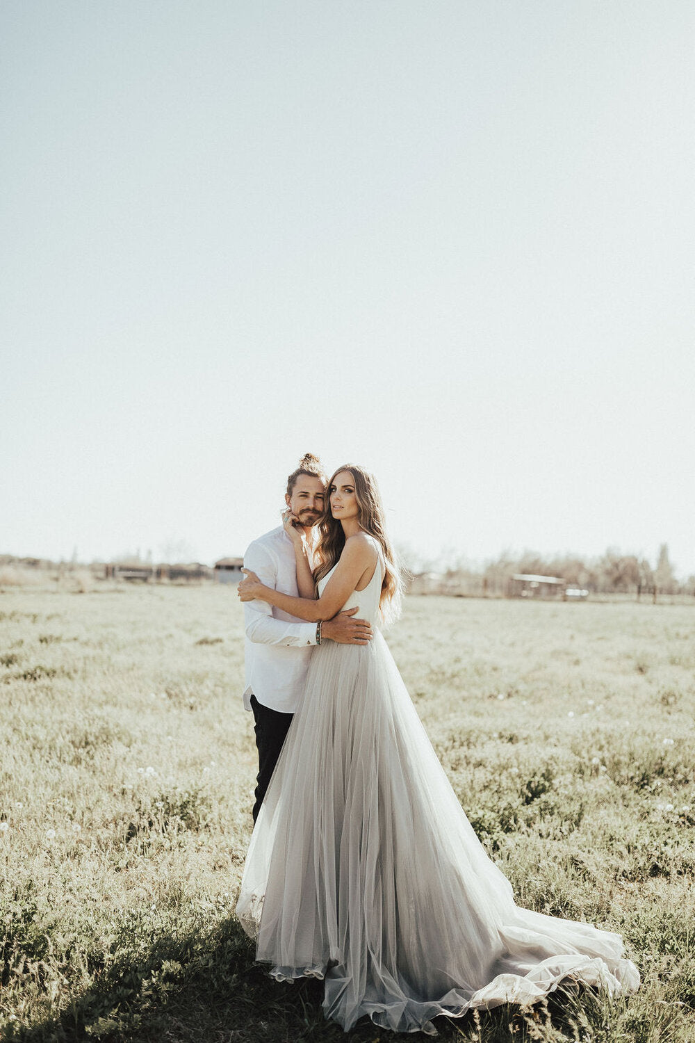 Mae Hand Painted Wedding Dress