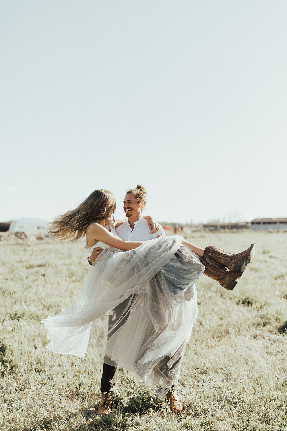 Mae Hand Painted Wedding Dress