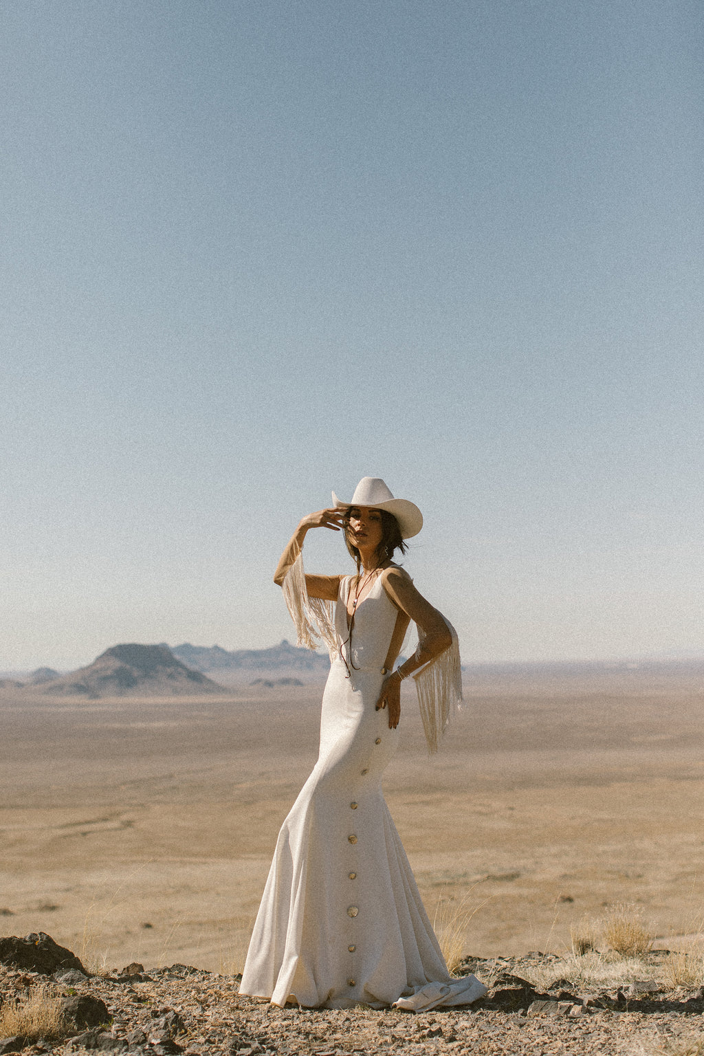 Petra Suede Wedding Dress – Chantel Lauren