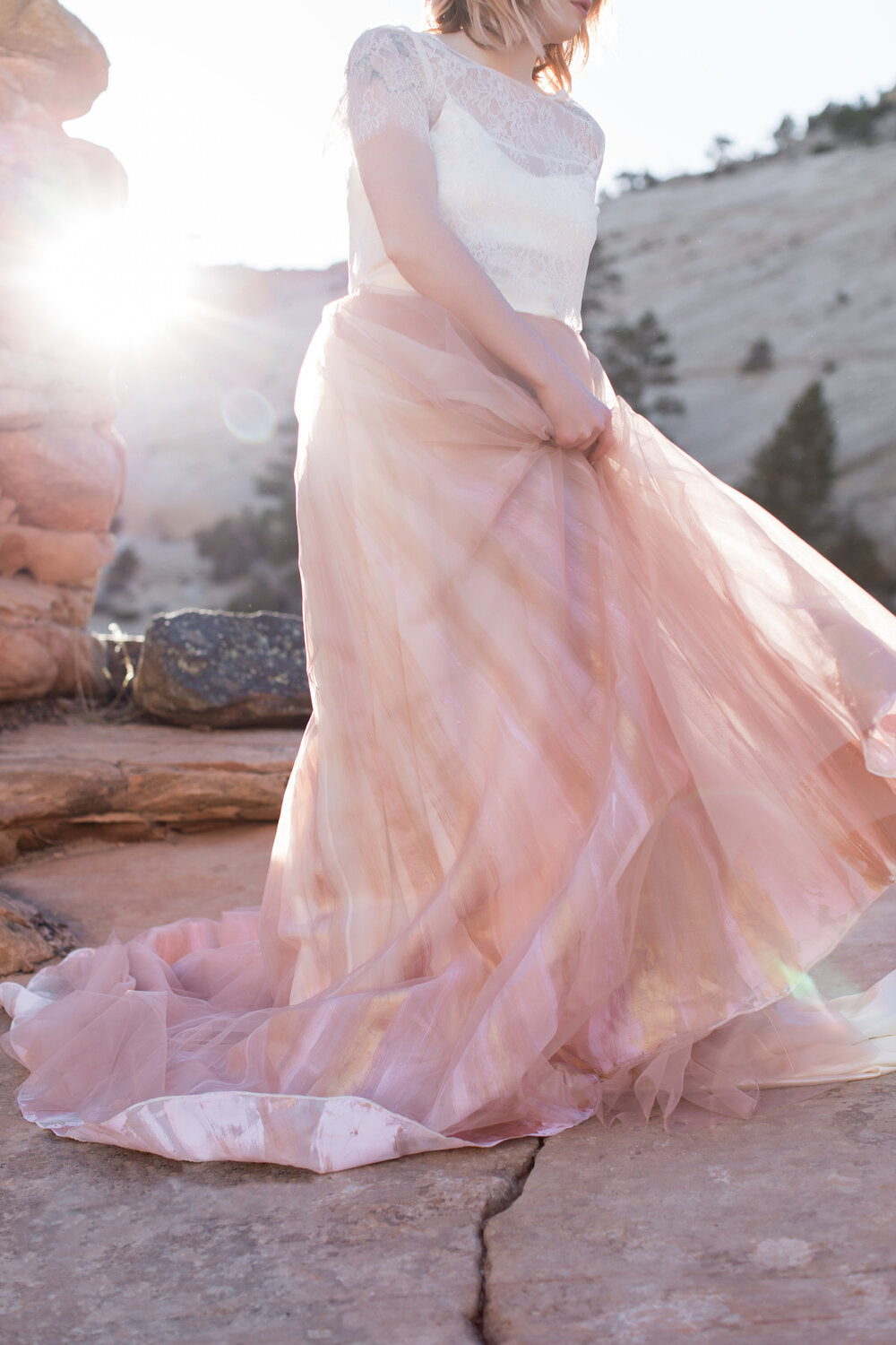 Mae Hand Painted Wedding Dress